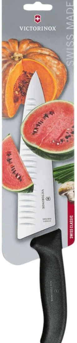 Victorinox Kokkeknive > Swiss Classic Kokkekniv m. Luftlommer , Sort