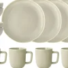 Clearance Shoku Brunchsæt 12 Dele, Soft Beige Tallerkensæt