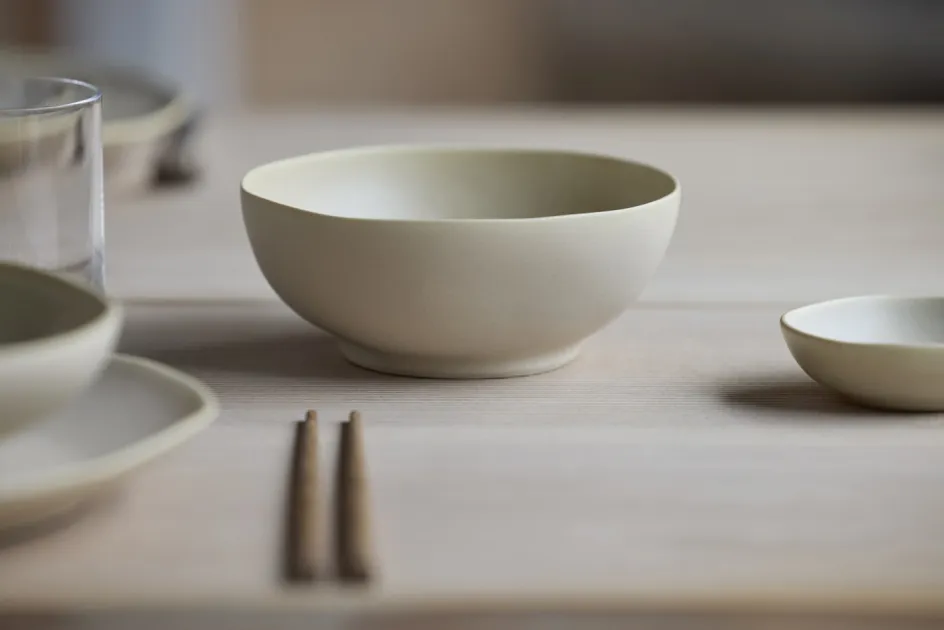 New Villa Collection Shoku Sojaskål Ø9 cm, Soft Beige