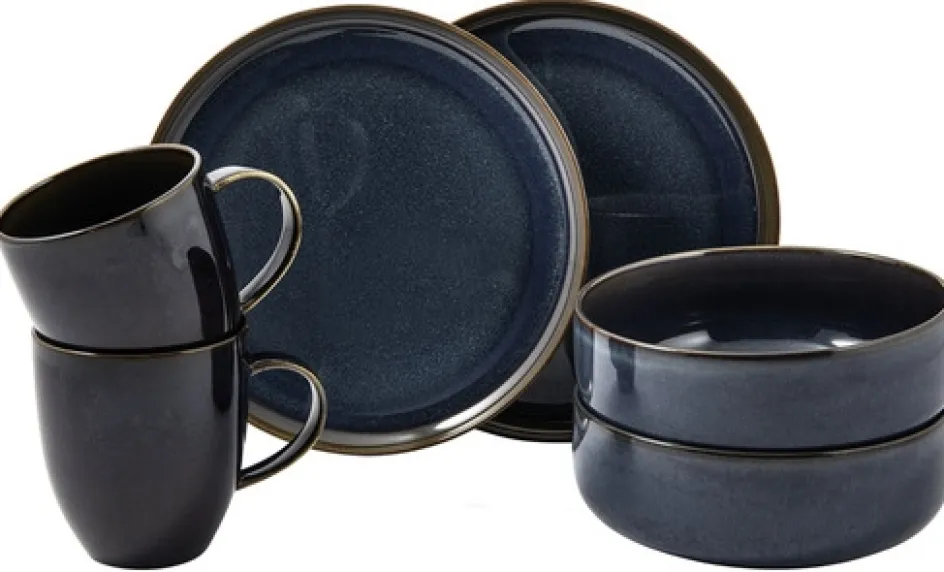 New Villeroy & Boch Crafted Morgenmadssæt 6 Dele, Blå