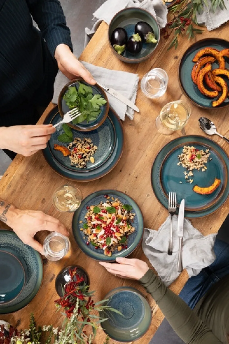 New Villeroy & Boch Crafted Tallerken , Blå