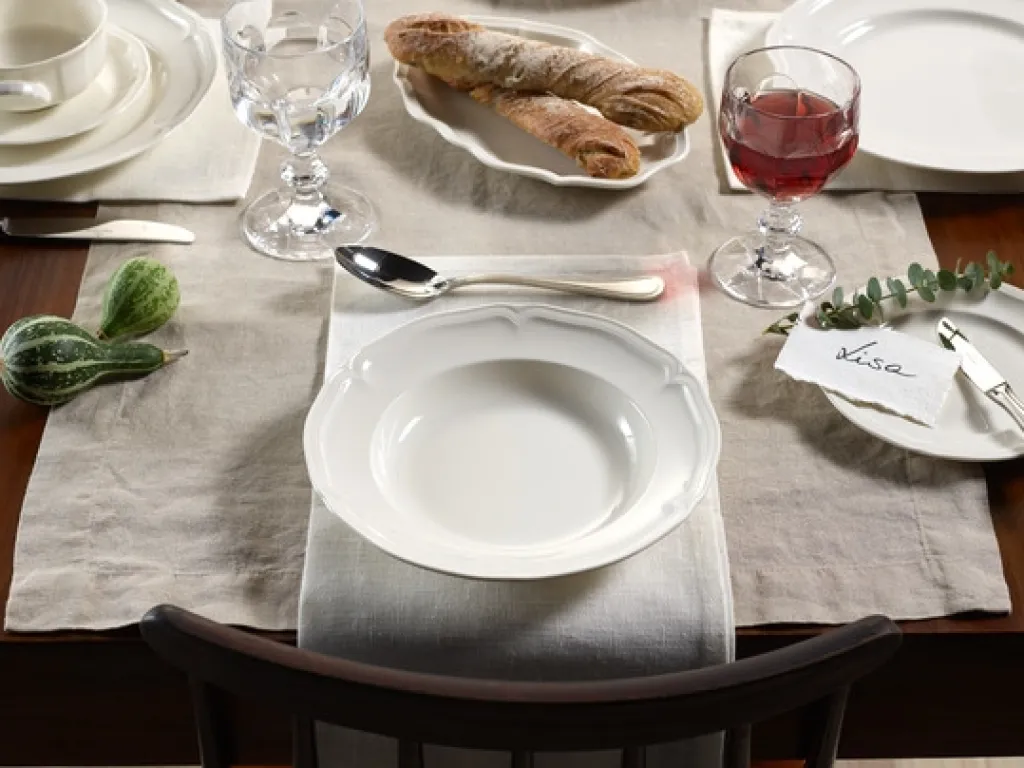 Villeroy & Boch Dybe Tallerkener > Manoir Dyb Tallerken 23 cm, Hvid