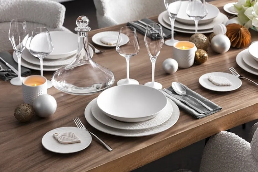 Villeroy & Boch Spisestue|Fade > Manufacture Rock Serveringsfad ?31,7 cm, Hvid