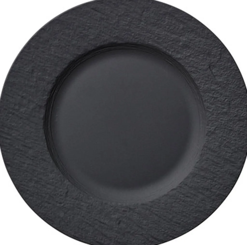 Villeroy & Boch Frokosttallerkener > Manufacture Rock Tallerken , Sort