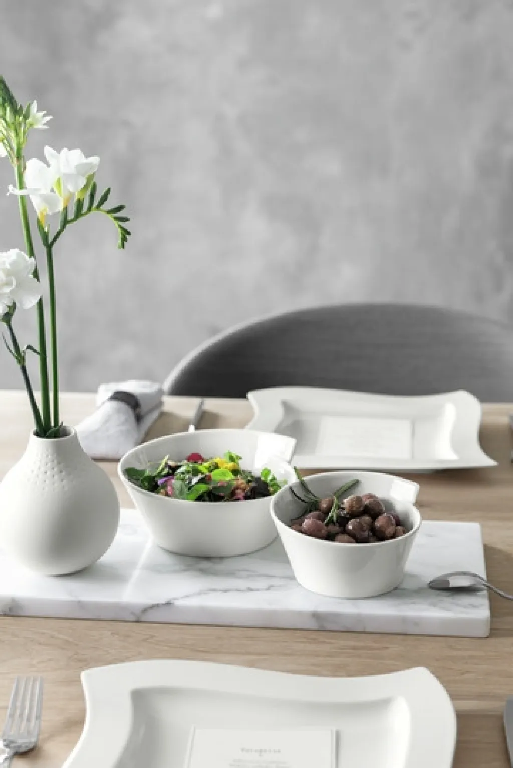 Villeroy & Boch Skåle|Spisestue > NewWave Salatskål , Hvid