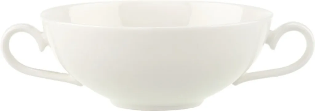 Villeroy & Boch Skåle|Spisestue > Royal Suppeskål m. Håndtag Ø18 cm, Hvid