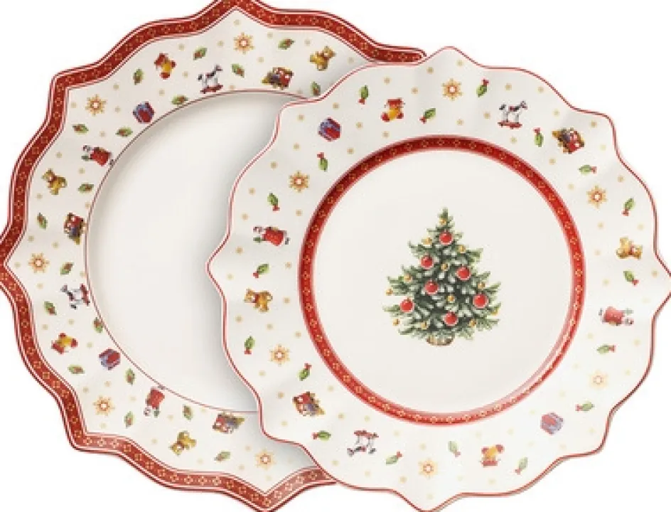Hot Villeroy & Boch Toy's Delight Middagssæt , Hvid/Rød