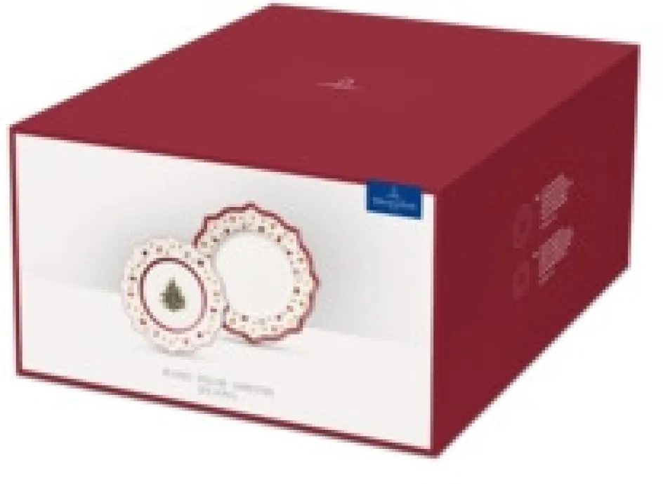 Hot Villeroy & Boch Toy's Delight Middagssæt , Hvid/Rød