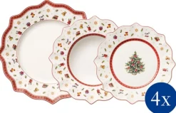 Sale Villeroy & Boch Toy's Delight Middagssæt , Hvid/Rød