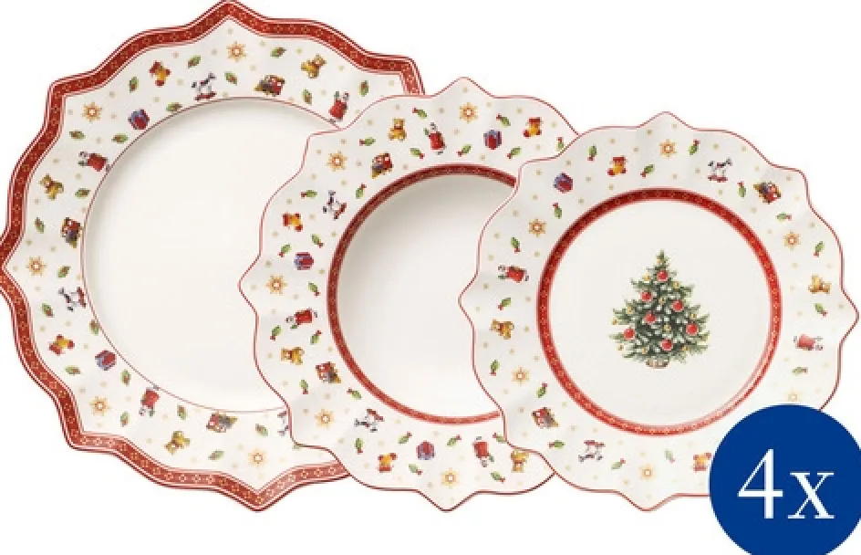 Sale Villeroy & Boch Toy's Delight Middagssæt , Hvid/Rød