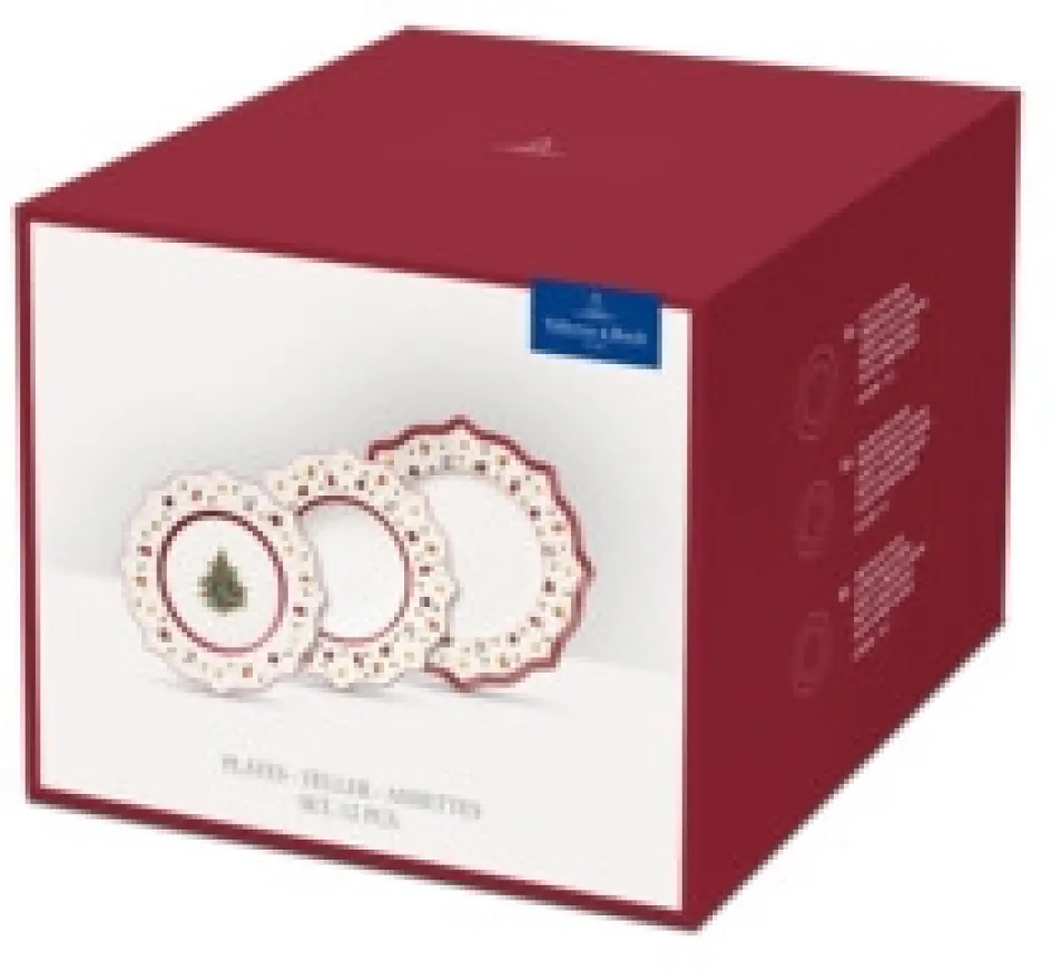 Sale Villeroy & Boch Toy's Delight Middagssæt , Hvid/Rød