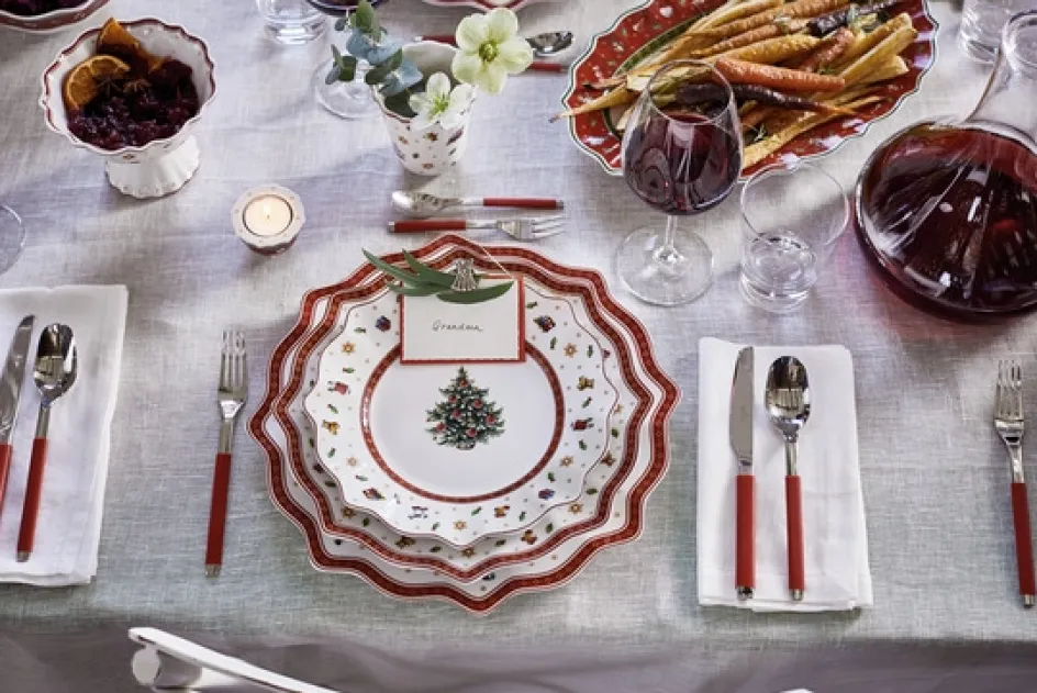 Clearance Villeroy & Boch Toy's Delight Tallerken , Hvid/Rød