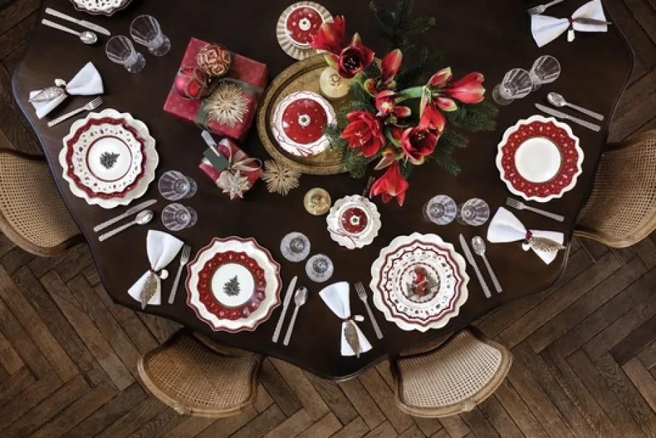 Online Villeroy & Boch Toy's Delight Dyb Tallerken 26 cm, Rød/Hvid
