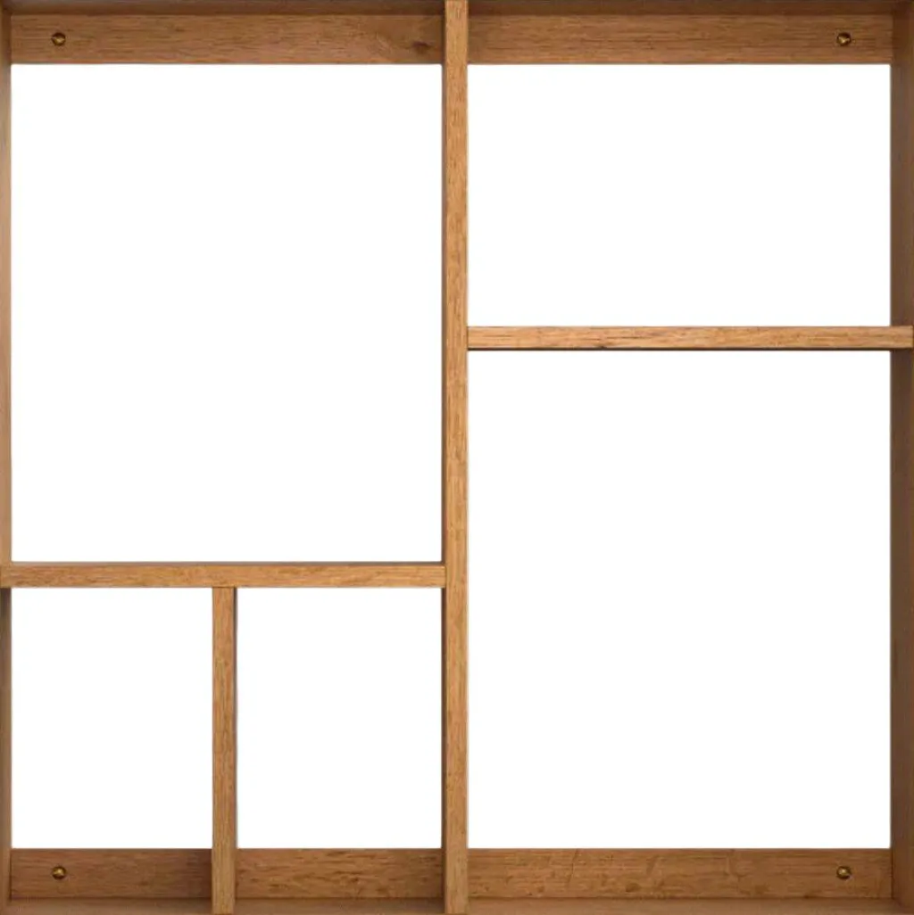 Best Fivespace Reol 48x48 cm, Eg Hylder