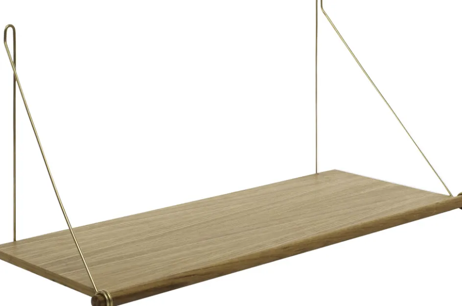 Outlet We Do Wood Loop Hylde 72 cm, Eg/Messing