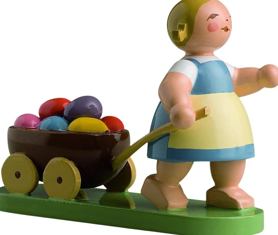 New Wendt & Kühn Easter Children, Påskepige m. Vogn