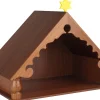 Clearance Stald til Julekrybbe Træfigurer Og Figurer