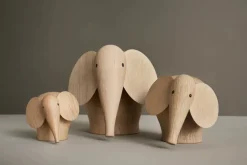 WOUD Stue|Træfigurer Og Figurer > Nunu Elefant ,