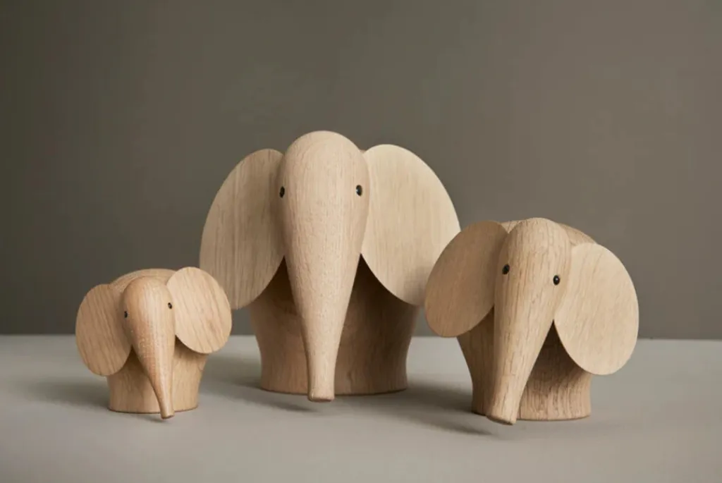 WOUD Stue|Træfigurer Og Figurer > Nunu Elefant ,