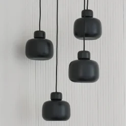 Clearance WOUD Stone Pendel Ø16 cm, Sort
