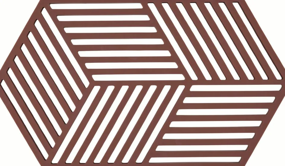 Hot Zone Denmark Hexagon Bordskåner , Burgundy