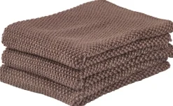 New Zone Denmark Karklud 3 stk. 27x27 cm, Brun