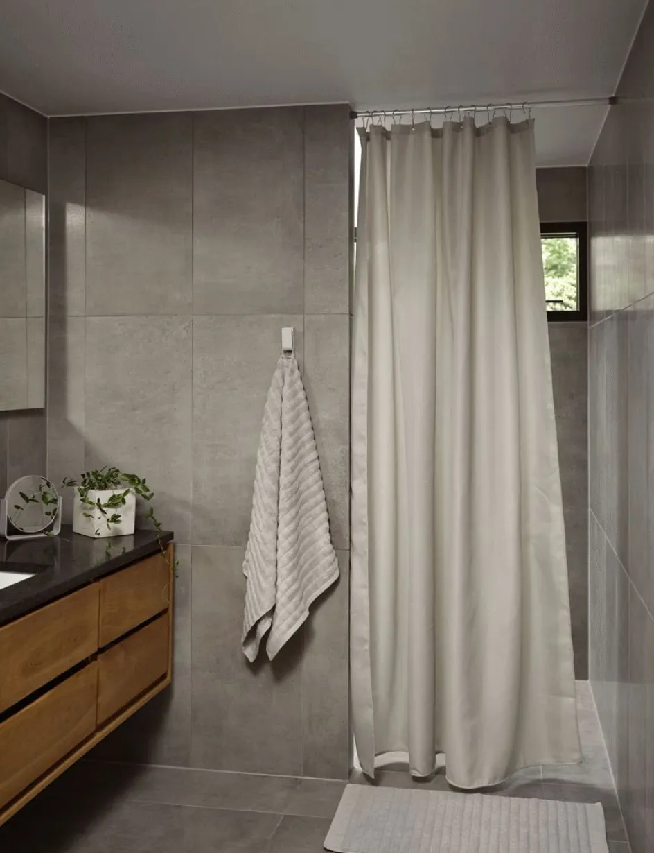 Discount Zone Denmark Lux Badeforhæng , Soft Grey