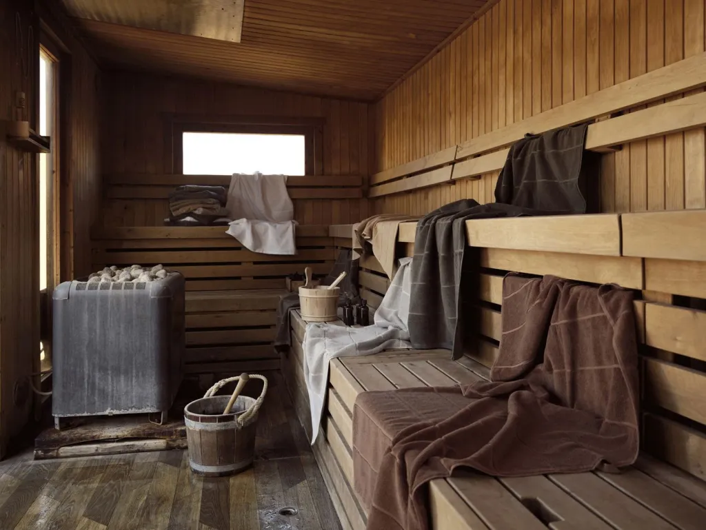 Sale Sauna Badehåndklæde 70x140 cm, Håndklæder Og Vaskeklude