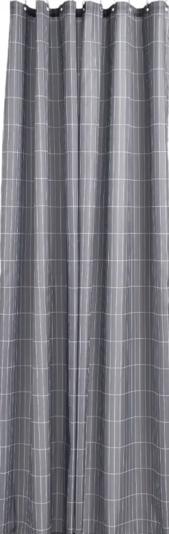 Hot Zone Denmark Tiles Badeforhæng 180x200 cm, Slate Grey
