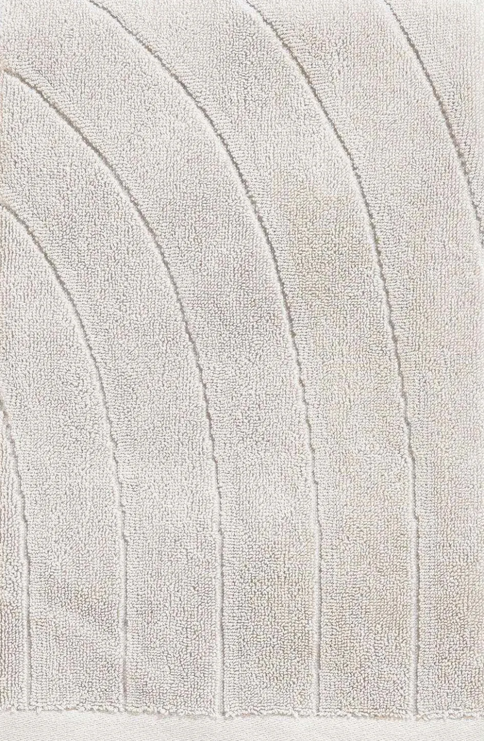 New Zone Denmark Time Badehåndklæde 70x140 cm, Soft Grey