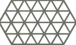 Zone Denmark Triangles Bordskåner 24x14 cm, Olive Taupe