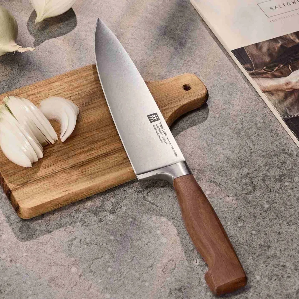 Zwilling Kokkeknive > **** VIER STERNE Wood Kokkekniv 20 cm, Kotibé-træ