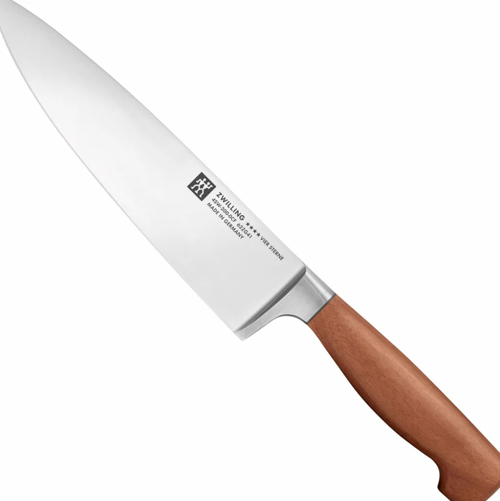 Zwilling Kokkeknive > **** VIER STERNE Wood Kokkekniv 20 cm, Kotibé-træ