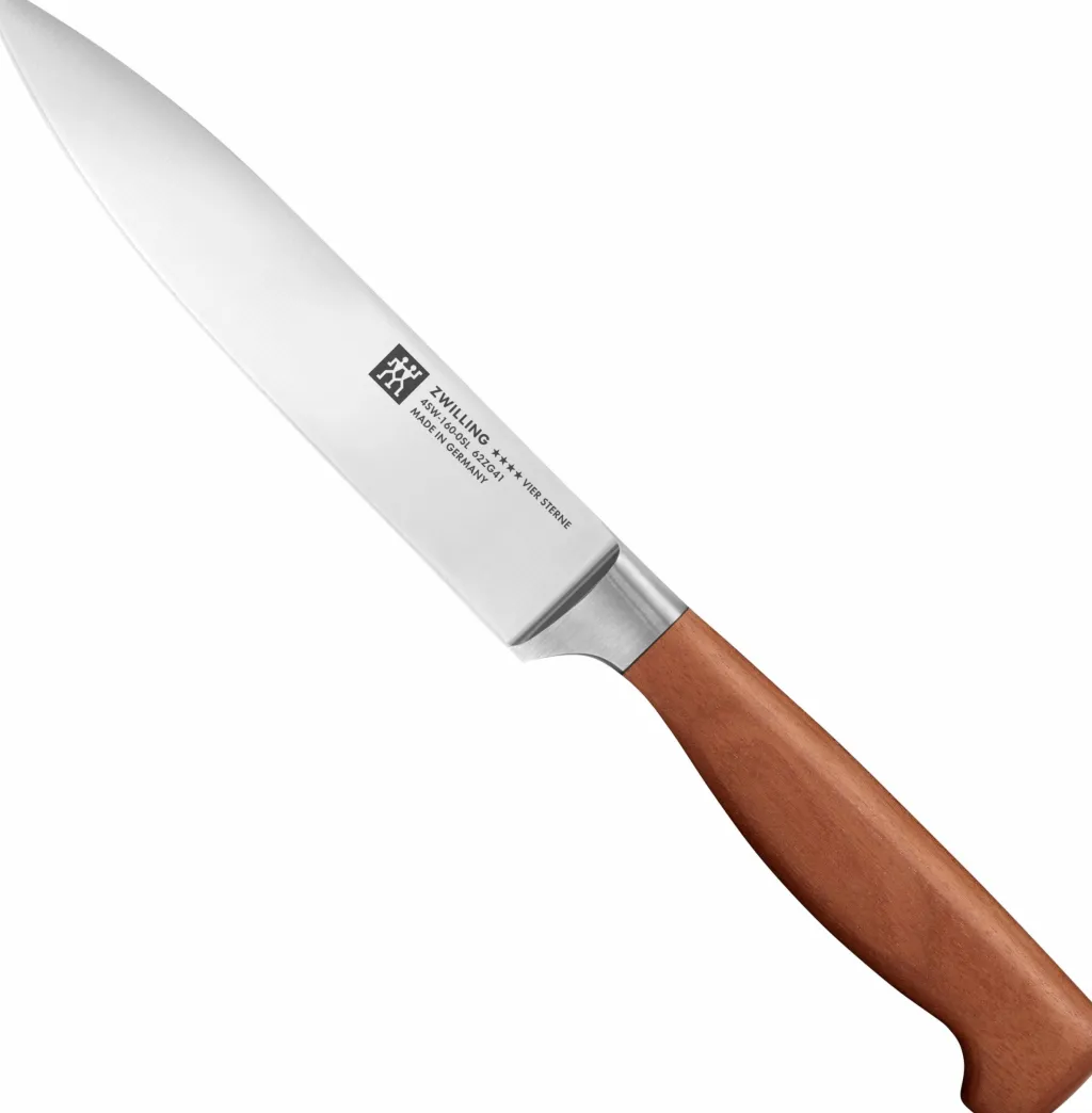 Sale **** VIER STERNE Wood Forskærerkniv 16 cm, Kotibé-træ Kødknive