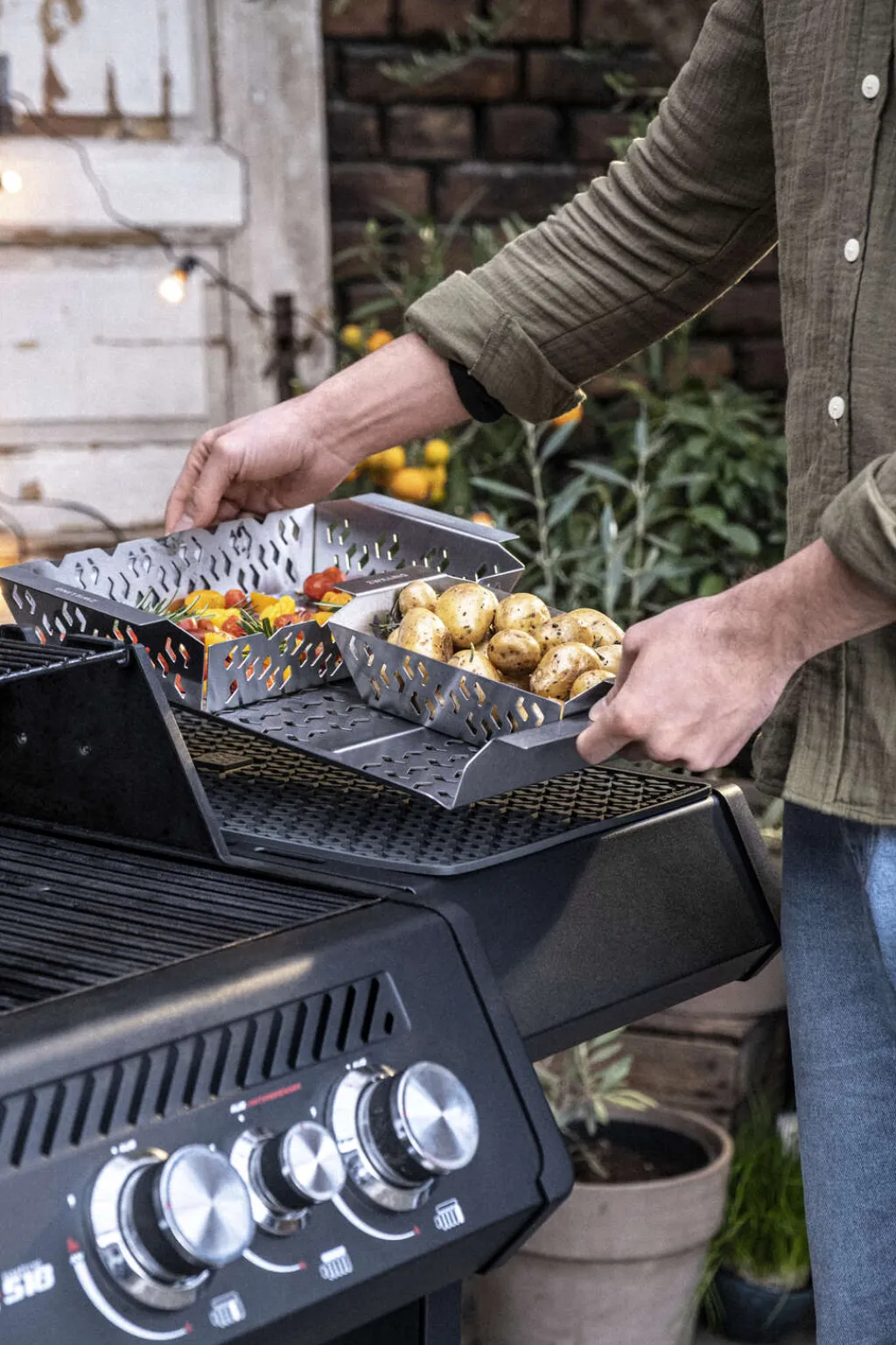 Best BBQ+ Grillplade 45x30 cm, Stål Uderum
