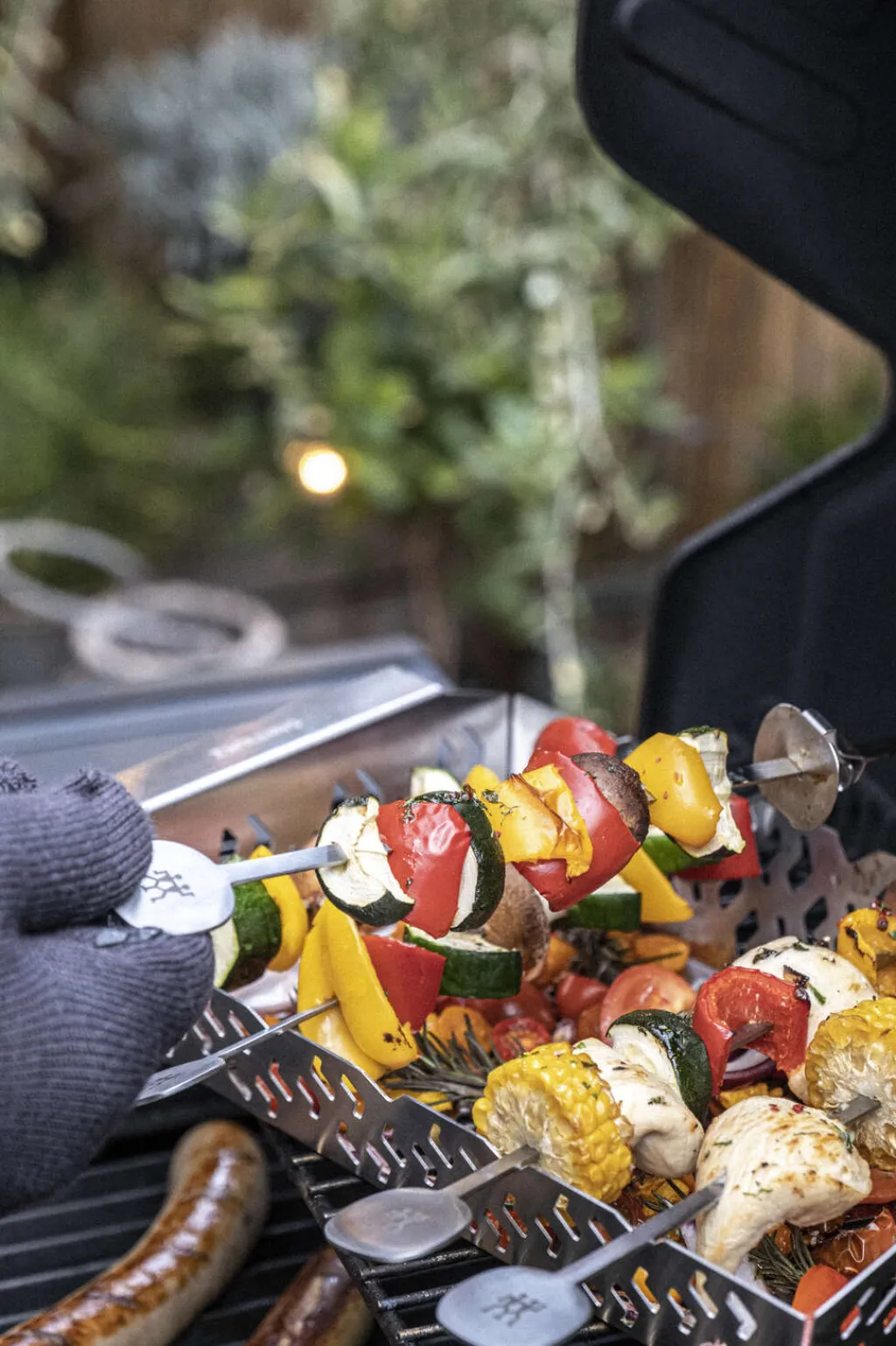 Online BBQ+ Grillspyd 5 stk, Stål Uderum