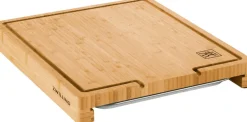 Online Zwilling BBQ+ Skærebræt m. Bakke 39x30 cm, Bambus