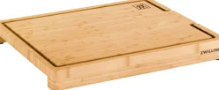 Online Zwilling BBQ+ Skærebræt m. Bakke 39x30 cm, Bambus