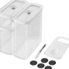 Zwilling Vakuumpakkere Og Tilbehør > Fresh & Save CUBE Opbevaringssæt M 5 Dele, Transparent/Hvid
