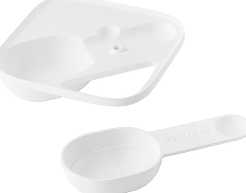 Zwilling Fresh & Save CUBE Indsats m. Måleske t. Opbevaringsboks 320 ml, 2S, 3S og 4S, Hvid