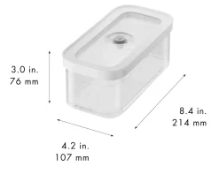 Discount Fresh & Save CUBE Beholder M/700 ml, Transparent/Hvid Vakuumpakkere Og Tilbehør