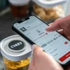 Online Fresh & Save CUBE Etiketholder 3 Dele, Grå Vakuumpakkere Og Tilbehør