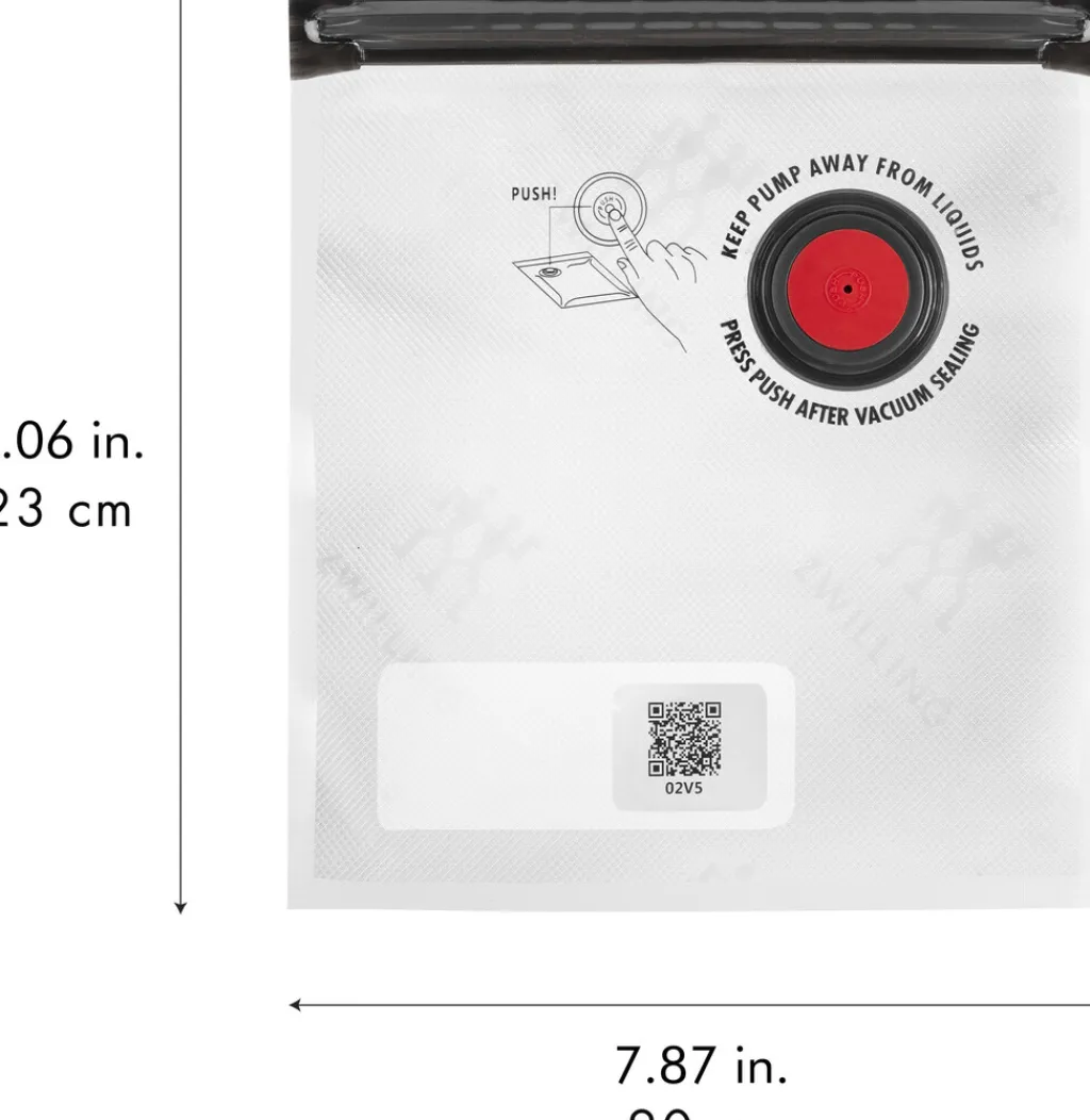 Zwilling Vakuumpakkere Og Tilbehør|Opbevaring Til Køkkenet > Fresh & Save Vakuumposer 10 stk. S/1,25 L, Transparent