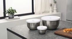 Zwilling Fresh & Save Vakuum Skålesæt m. Låg 3 stk, Rustfrit Stål