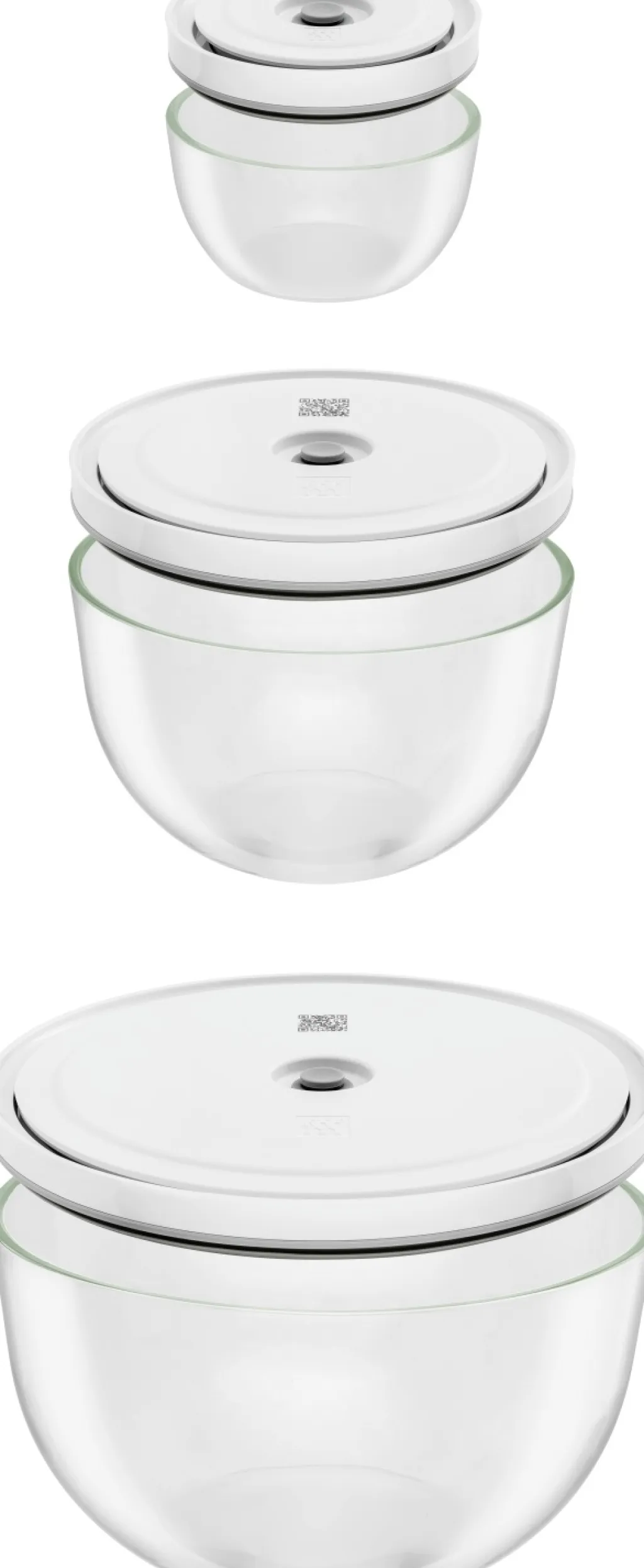 Zwilling Vakuumpakkere Og Tilbehør > Fresh & Save Vakuum Skålesæt m. Låg 3 stk,