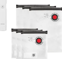 Sale Zwilling Fresh & Save Vakuumposestartpakke 7 Dele, Hvid