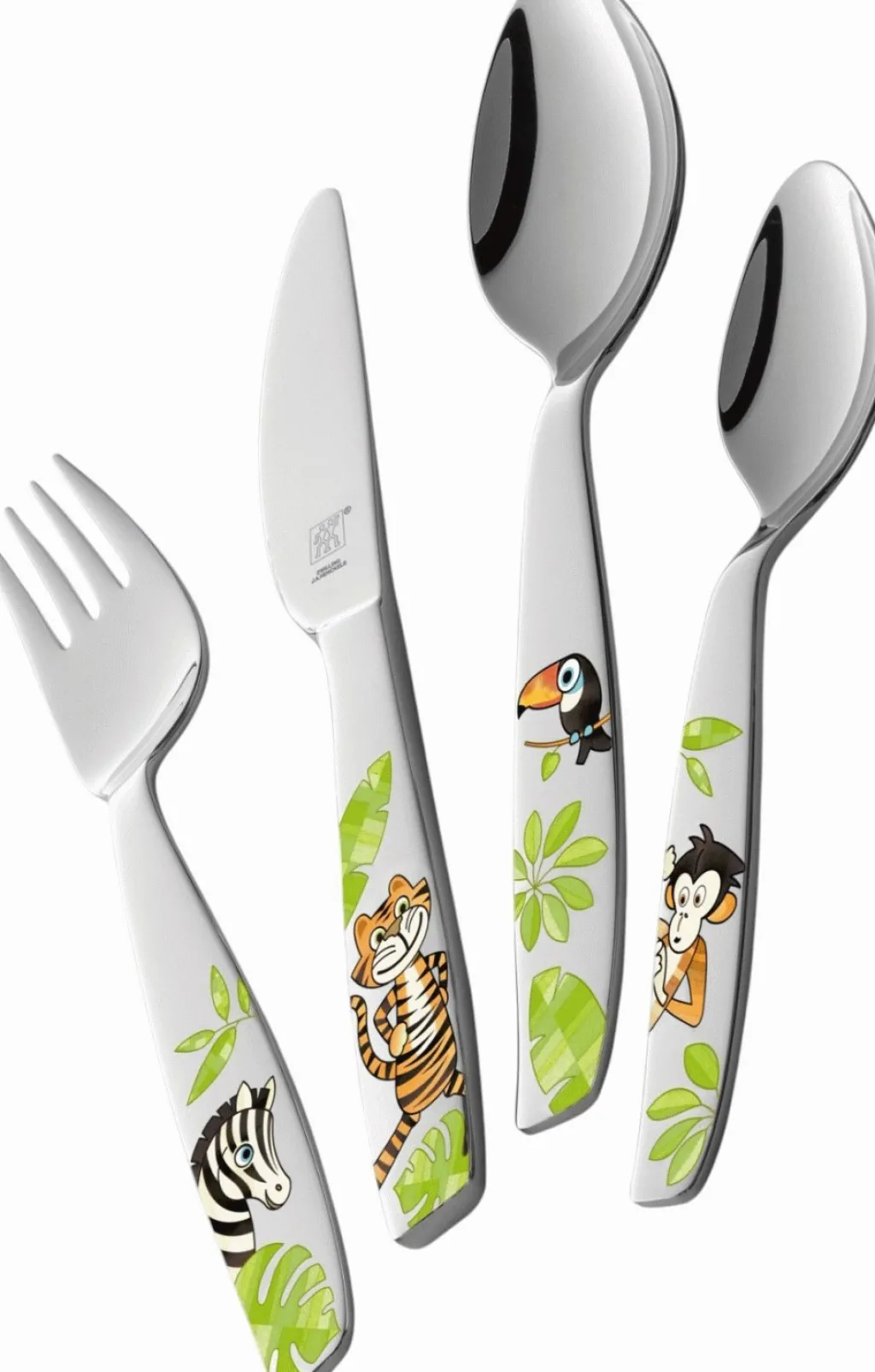 Børn Zwilling Børnebestik > Jungle Børnebestiksæt 4 Dele,
