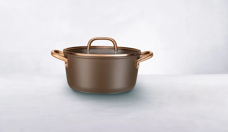 Zwilling Milano Gryde m. Glaslåg 24 cm, Brun