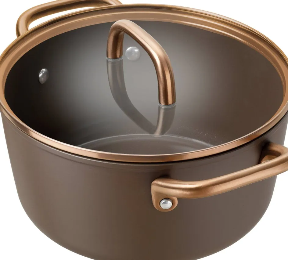 Zwilling Milano Gryde m. Glaslåg 24 cm, Brun