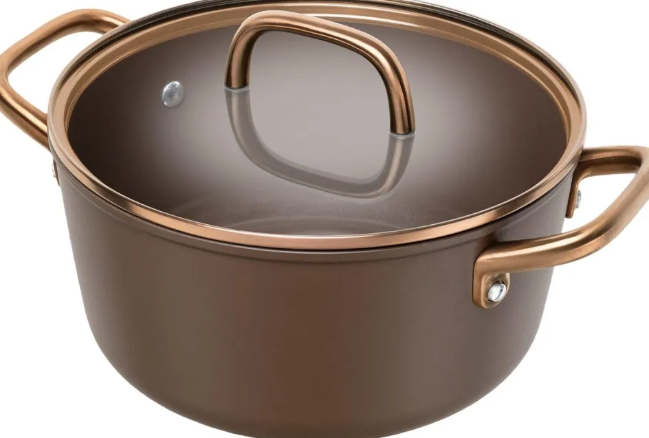 Zwilling Milano Gryde m. Glaslåg 24 cm, Brun